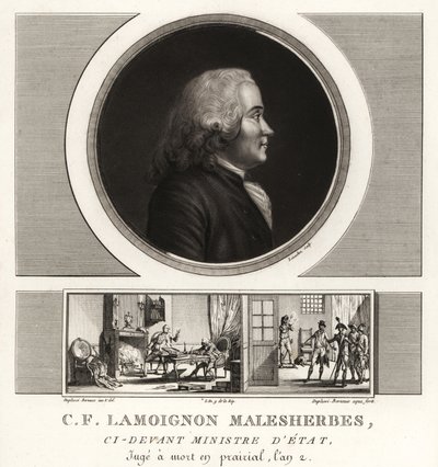 Guillaume-Chrétien de Lamoignon de Malesherbes, französischer Staatsmann, Ministre d