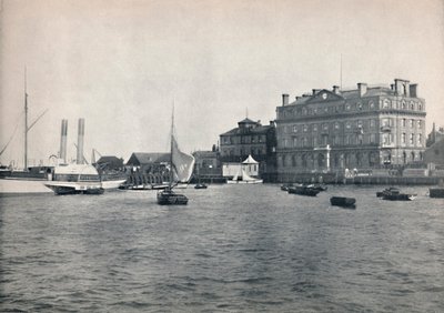 Harwich - Der Kai und das Great Eastern Hotel von Unbekannt