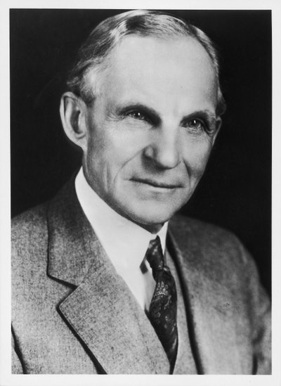 Henry Ford, amerikanischer Automobilingenieur und Hersteller, 1908 von Unbekannt