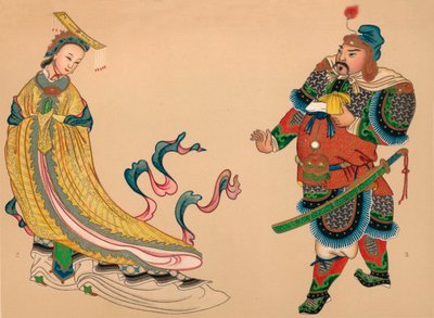 Helden und Heldinnen der chinesischen Geschichte, um 1903, 1904 von Unbekannt