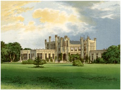 Highcliffe Castle, Dorset, Residenz der Marchioness of Waterford, um 1880 von Unbekannt