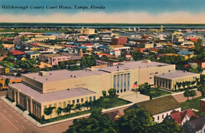 Hillsborough County Court House, Tampa, Florida von Unbekannt