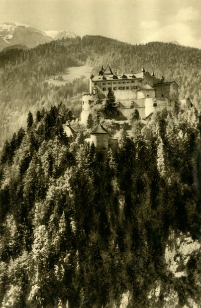 Burg Hohenwerfen, Werfen, Österreich, um 1935 von Unbekannt