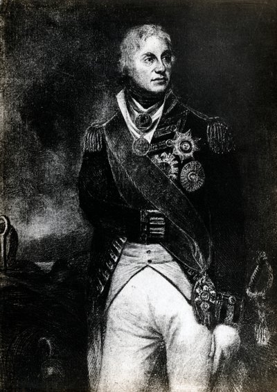 Horatio Nelson, 1. Viscount Nelson, englischer Marinekommandant von Unbekannt