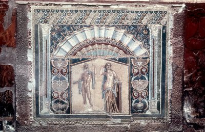 Haus des Neptun und Amphitrite Mosaik, Römisch, Herculaneum von Unbekannt