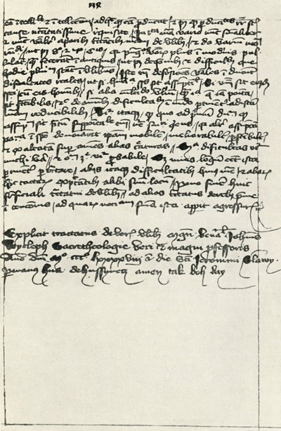 Hus-Transkript von Wycliffes Abhandlung, frühes 15. Jahrhundert, 1947 von Unbekannt