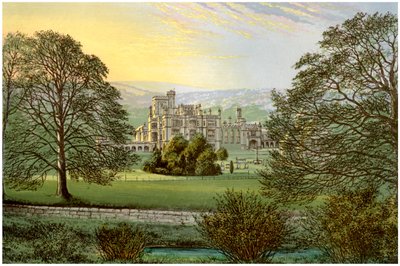 Ilam Hall, Staffordshire, Heim der Familie Hanbury, um 1880 von Unbekannt