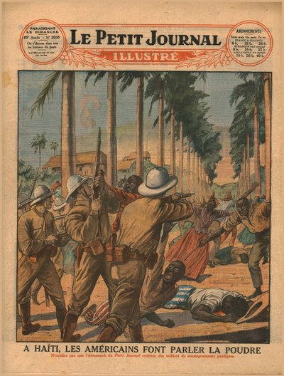 In Haiti lassen die Amerikaner das Schießpulver sprechen von Unbekannt