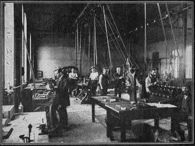 Im Transvaal - Die Prägemünze von Pretoria, bevor sie von den Briten übernommen wurde, 1900 von Unbekannt