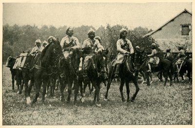 Indische Soldaten an der Front, Erster Weltkrieg, 1914, ca. 1920 von Unbekannt