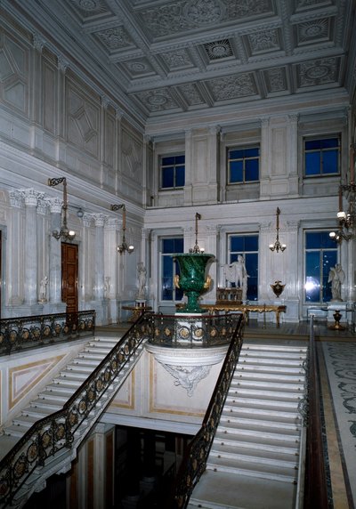 Innenraum des Eremitage-Theaters, St. Petersburg, Russland von Unbekannt