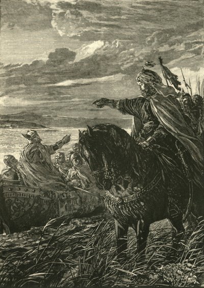 Interview zwischen Johannes Zimisces und Sviatoslaf, 969 n. Chr., 1890 von Unbekannt