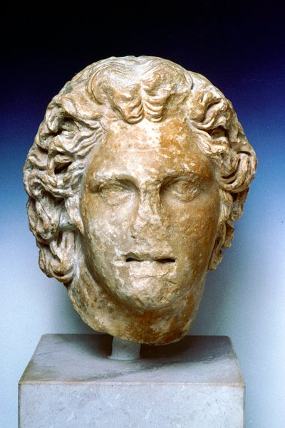 Elfenbeinporträtbüste von Alexander dem Großen, 4. Jahrhundert v. Chr. von Unbekannt
