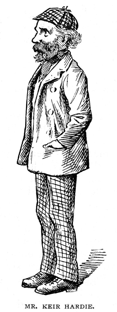 James Keir Hardie, schottisch-britischer Gewerkschafter und Labour-Politiker, 1903 von Unbekannt
