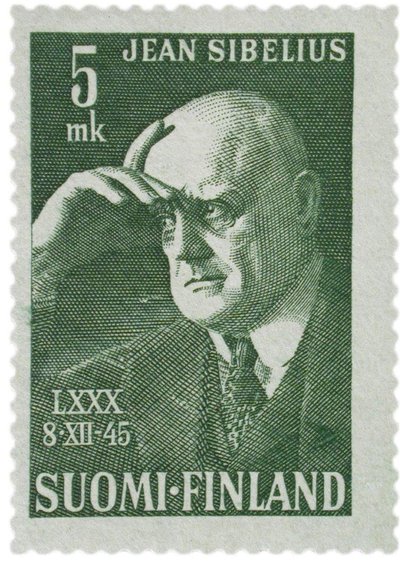 Jean Sibelius Briefmarke von Unbekannt
