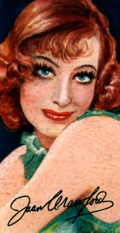 Joan Crawford, 1905-1977, Oscar-prämierte amerikanische Schauspielerin, 20. Jahrhundert von Unbekannt