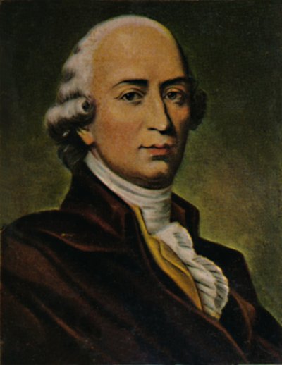 Johann Gottfried Herder 1744-1803. - Gemälde nach Graefle, 1934 von Unbekannt
