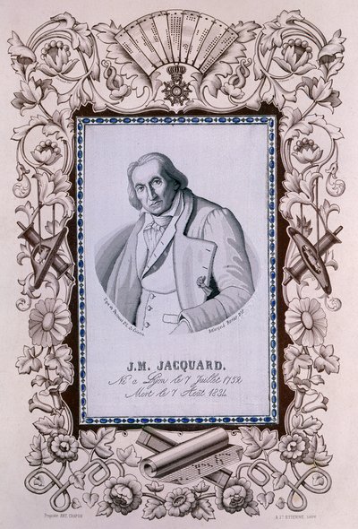 Joseph-Marie Jacquard, Erfinder des Jacquard-Webstuhls von Unbekannt