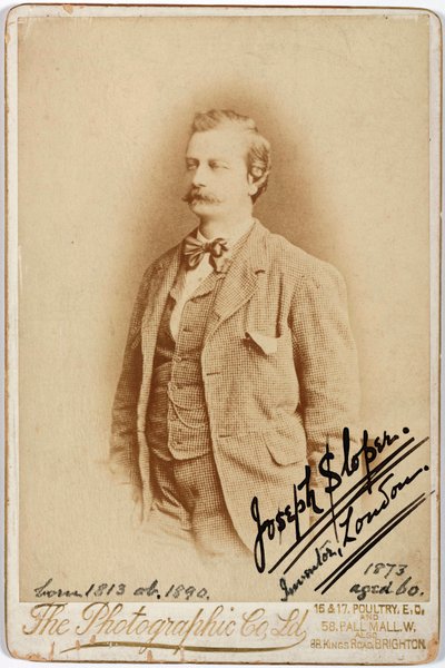 Joseph Sloper, englischer Erfinder von Unbekannt