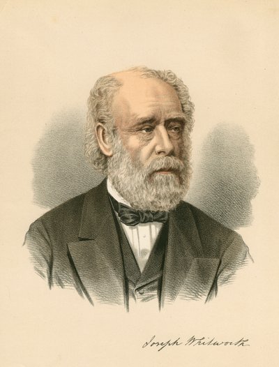 Joseph Whitworth, britischer Ingenieur und Erfinder, um 1880 von Unbekannt