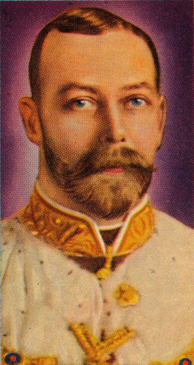König Georg V bei seiner ersten Parlamentseröffnung, 1911 von Unbekannt