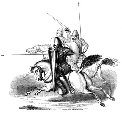 Ritter von König Ludwig VI. von Frankreich, 14. Jahrhundert, 1849 von Unbekannt