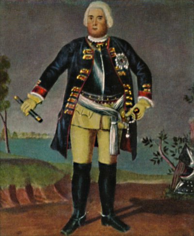 König Friedrich Wilhelm I. von Preußen 1688-1740. - Stich nach dem Gemälde von Weidemann, 1934 von Unbekannt