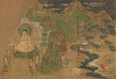 Leben des Buddha: Unterwerfung der Dämonen, frühes 15. Jahrhundert von Unbekannt