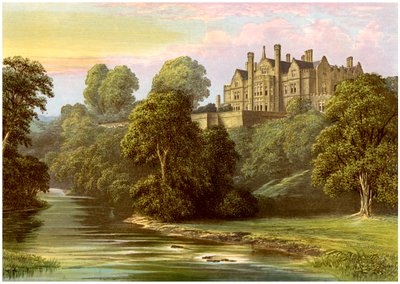 Lilburn Tower, Northumberland, Heimat der Familie Collingwood, um 1880 von Unbekannt