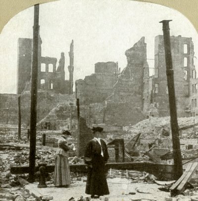 Blick nach Nordosten von der Ecke Ellis und Powell Sts, 1906 von Unbekannt