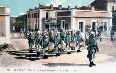 Marschkapelle, Französische Fremdenlegion, um 1910 von Unbekannt