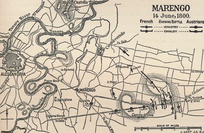 Marengo - Abendliche Schlacht am 14. Juni 1800 von Unbekannt