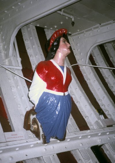 Marianne, Galionsfigur von einem französischen Grand Banks Fischerboot von Unbekannt