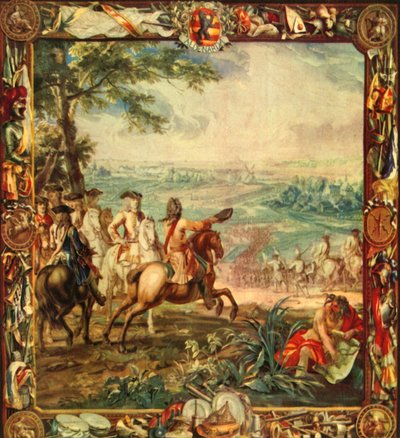 Marlborough in der Schlacht von Oudenarde, 1708 von Unbekannt