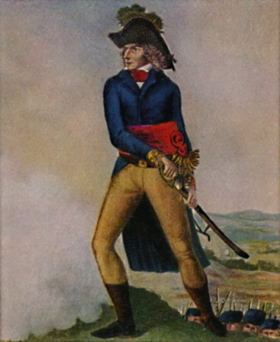 Marschall Bernadotte 1763-1844. Stich nach der Zeichnung von Hilaire Le Dru, 1934 von Unbekannt