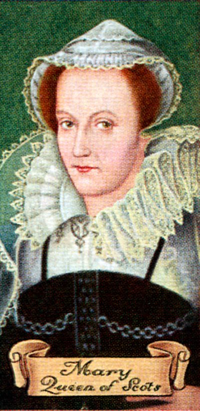 Mary, Königin der Schotten, aus einer Serie von Zigarettenkarten, 1935 von Unbekannt