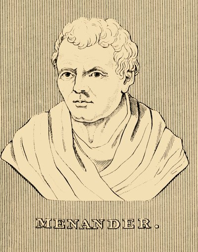 Menander, ca. 342-290 v. Chr., 1830 von Unbekannt