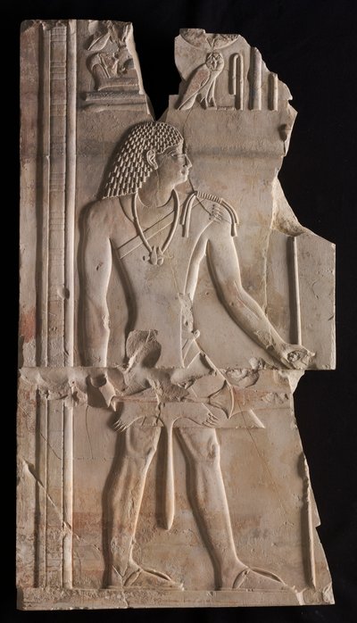 Mentuemhat als Priester mit Stab und Zepter, ca. 667-647 v. Chr. von Unbekannt