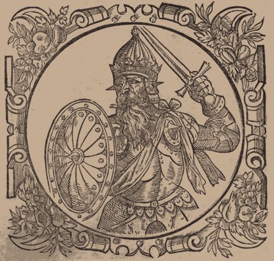 Mindaugas, König von Litauen aus: Sarmatiae Europeae desscriprio... von A. Guagnini, 1578 von Unbekannt