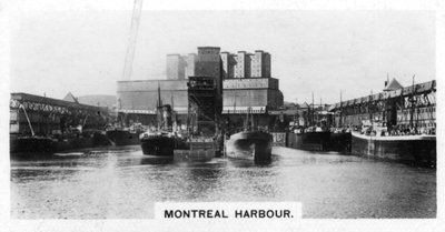 Montreal Hafen, Quebec, Kanada, ca. 1920er von Unbekannt