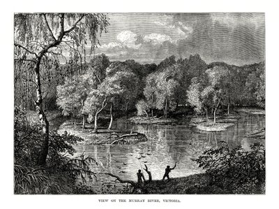 Murray River, Victoria, Australien, 1877 von Unbekannt