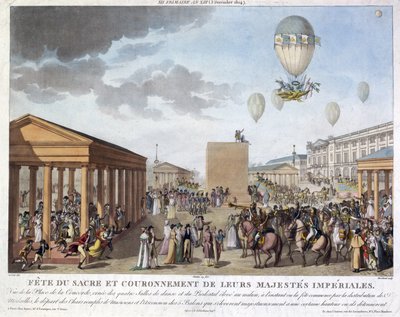 Napoleons Krönungsfeierlichkeiten, 3. Dezember 1804 von Unbekannt