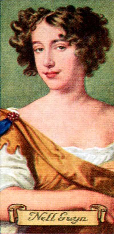 Nell Gwyn, aus einer Serie von Zigarettenkarten, 1935 von Unbekannt