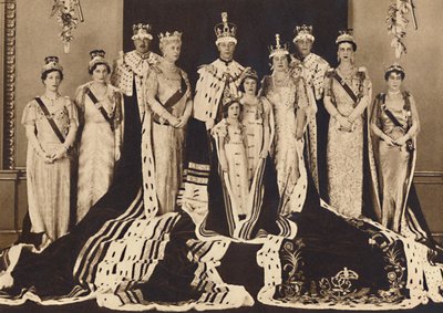 Offizielle Krönungsgruppe, 1937 von Unbekannt