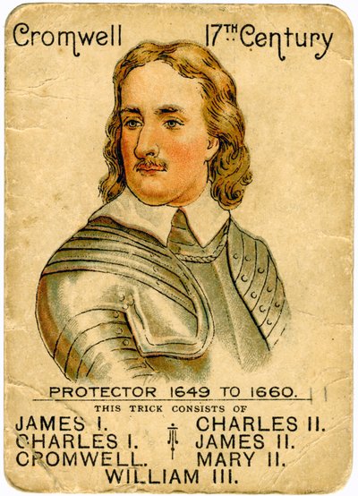 Oliver Cromwell 1599-1658, Lordprotektor von England, 1901-1910 von Unbekannt