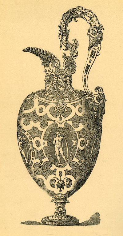 Originalentwurf für eine Vase oder einen Krug von Unbekannt