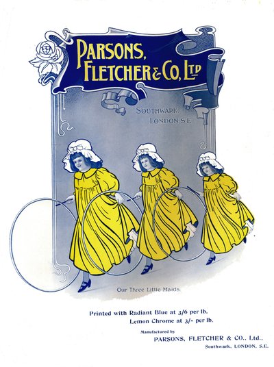 Unsere drei kleinen Mägde - Parsons, Fletcher & Co. Ltd Werbung, 1909 von Unbekannt