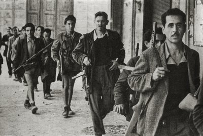 Partisanen in Cesena, Emilia Romagna, Italien, Oktober 1944 von Unbekannt