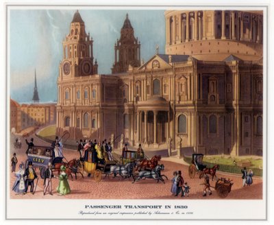 Personentransport im Jahr 1830, 1836 von Unbekannt