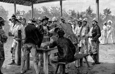 Bezahlung westindischer Arbeiter, 1888 von Unbekannt